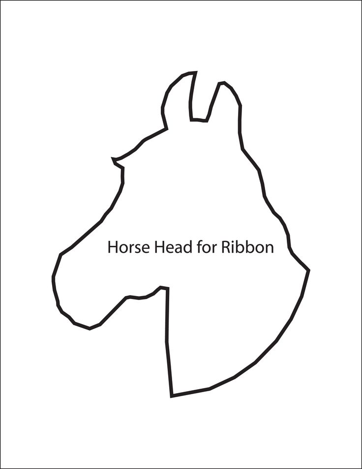 736x952 Party Craft Stick Horses. Here Is A Horse Head Template