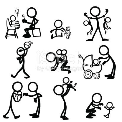 414x414 Stick Figure Babies And Parents Stick Figure, Babies And Cricut