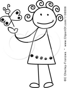 236x306 Red Hair Girl Clipart Stick Figure