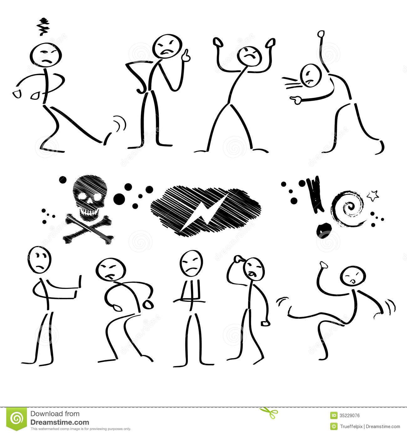 1300x1390 Stick Figures