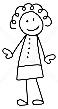 236x442 Stick Person Clipart