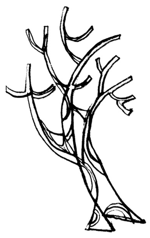 Stick Tree Drawing at GetDrawings | Free download