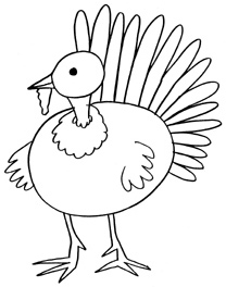 208x264 Draw A Turkey