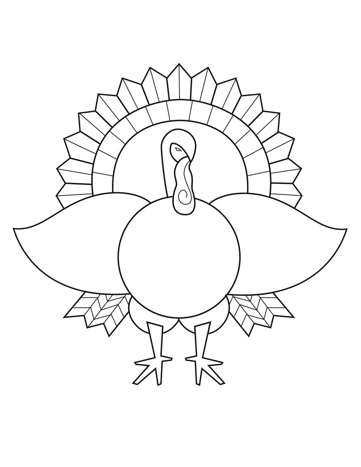 1237x1600 Turkey Coloring Page Art Projects For Kids