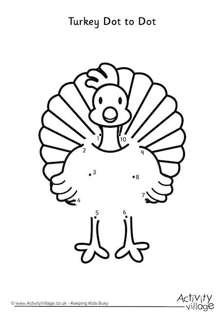 460x650 Turkey Colouring Page