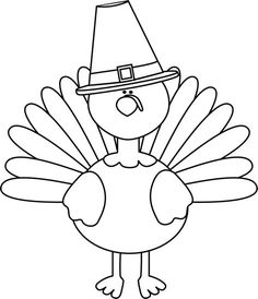 236x274 Turkey Coloring Page A4 Free