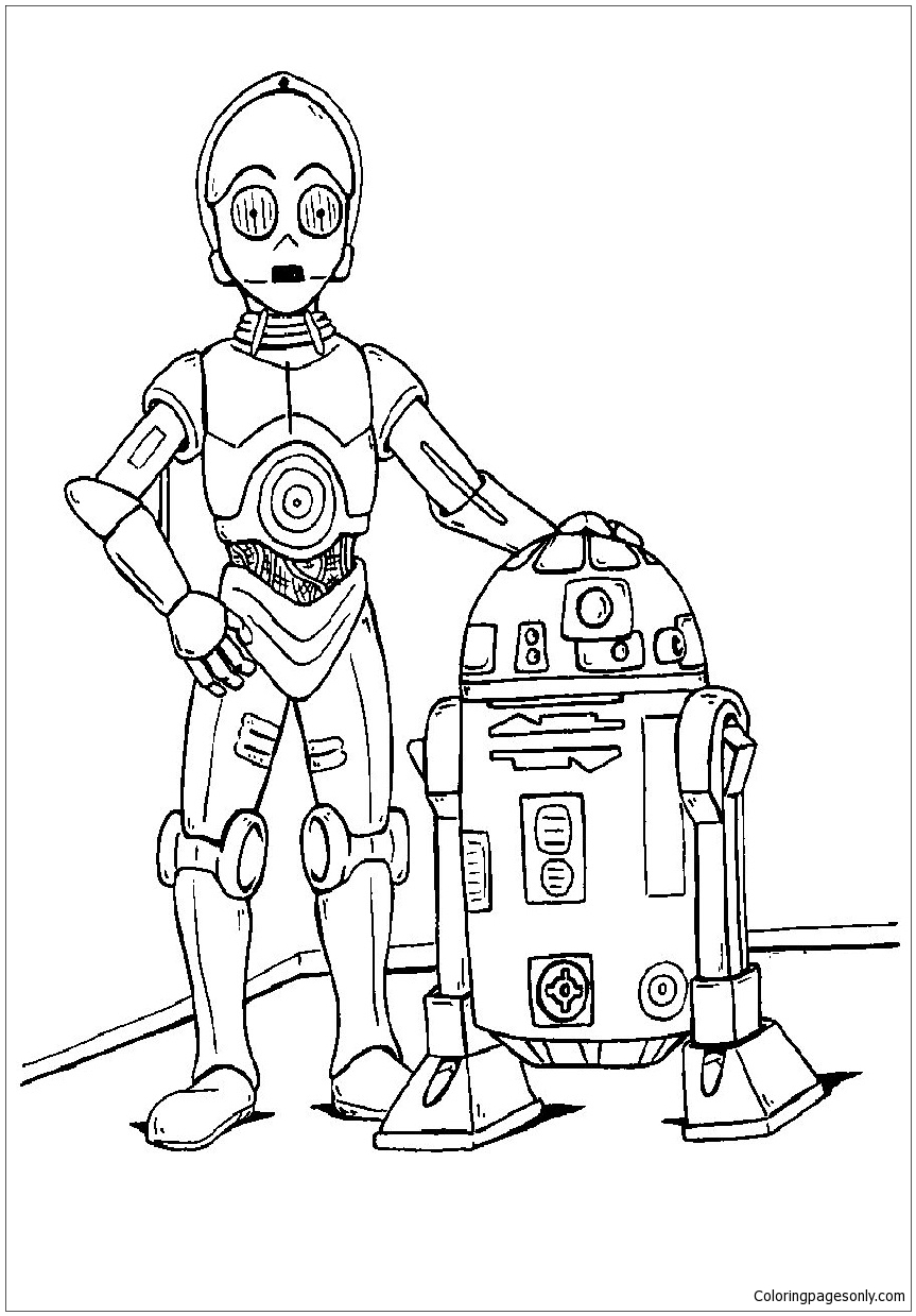 863x1239 Cool Star Wars Coloring Page