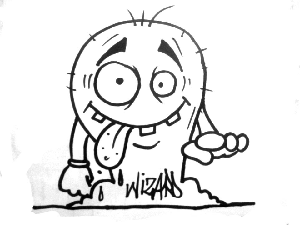 960x720 How To Draw A Graffiti Character For Sticker