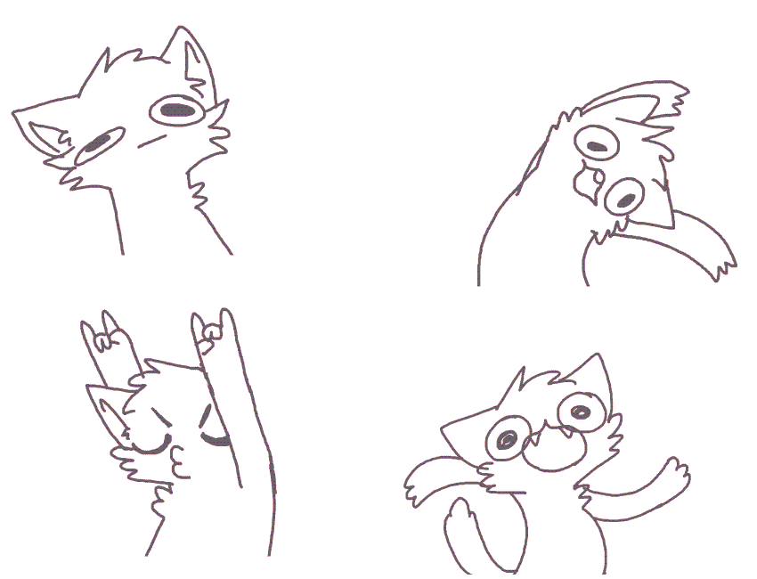 850x650 Meme Cats Line Stickers By Memedokis