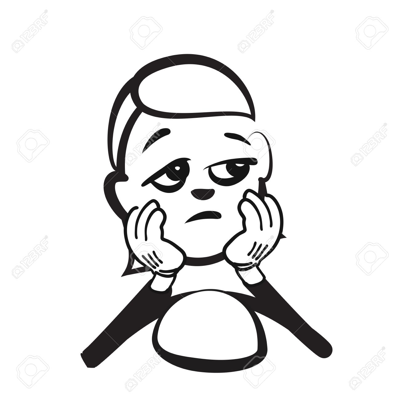 1300x1300 Stick Figure Series Emotions