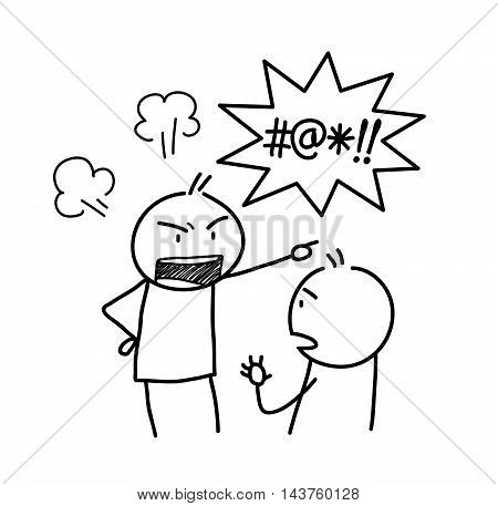 450x457 Anger Management Doodle. Hand Vector Amp Photo Bigstock