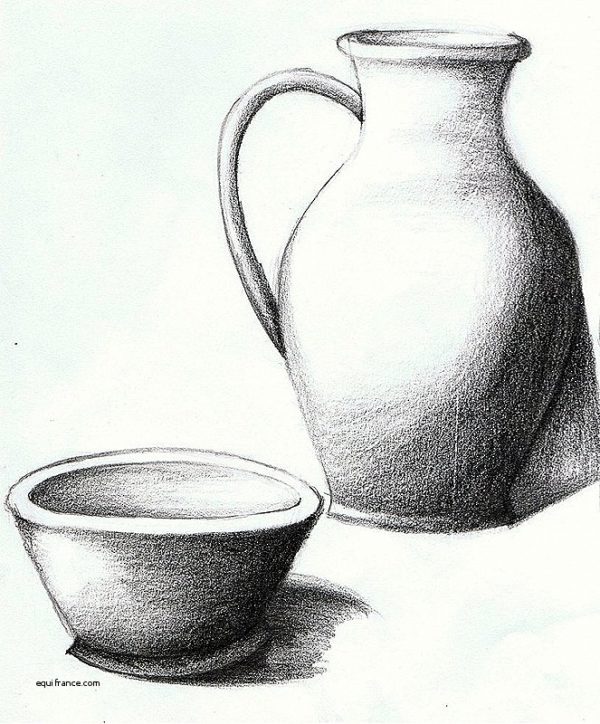 600x724 Vases Design Awesome Drawing Of A Vase