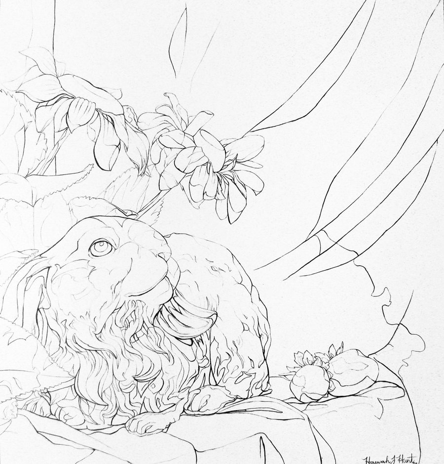 900x939 Artist Emma Cluver (8th Grade), Assignment Still Life, Line