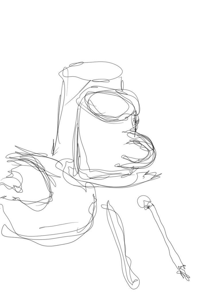 774x1032 Blind Contour Drawing 1 By Dadimusprime