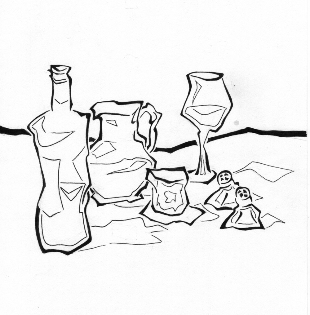 1000x1016 Prompt Still Life With Wine Inksplot Studios