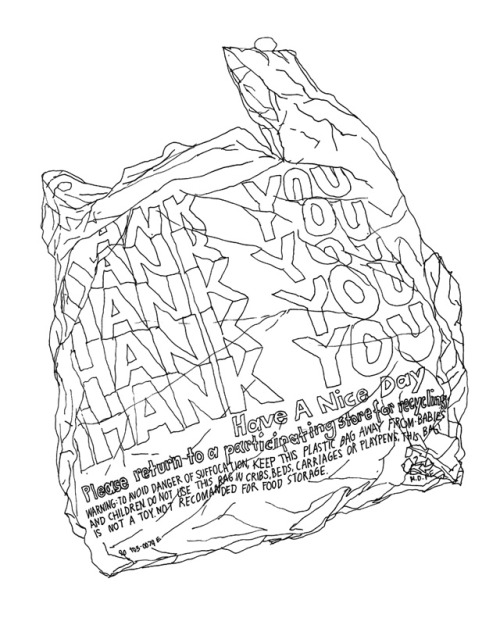 500x625 Drawing Illustration Black And White Typography Design Thank You