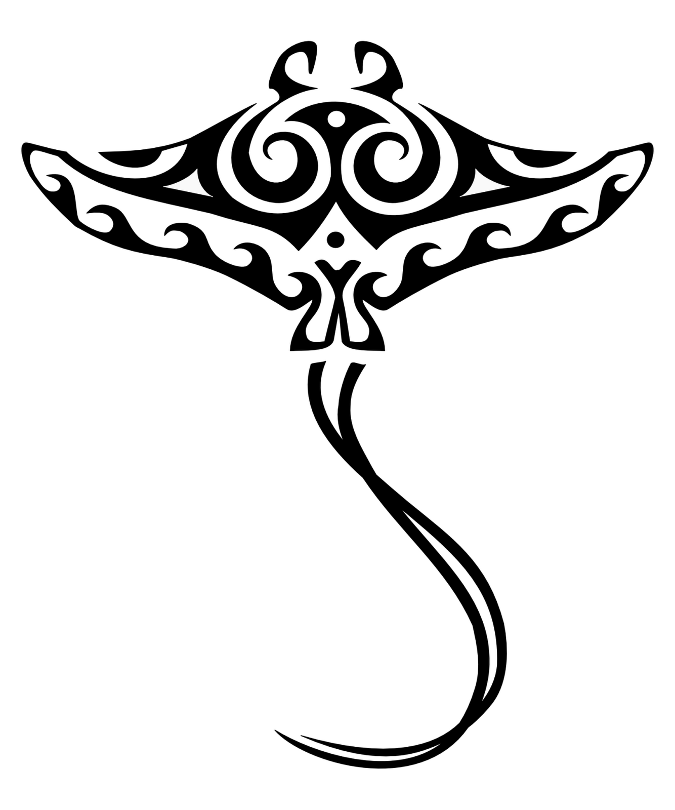 1334x1600 Maori Stingray Tattoo Pattern1 Nolzifdm105