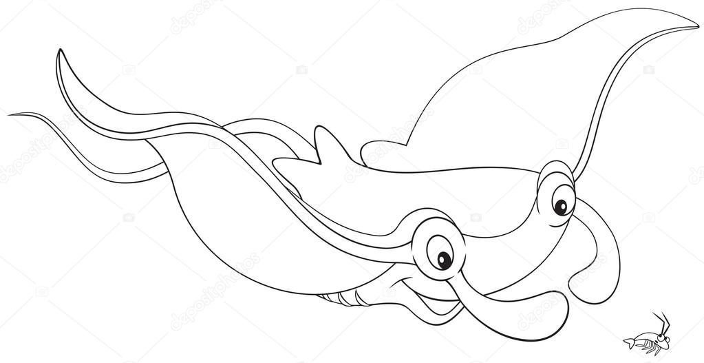 1023x527 Stingray Stock Vector Alexbannykh