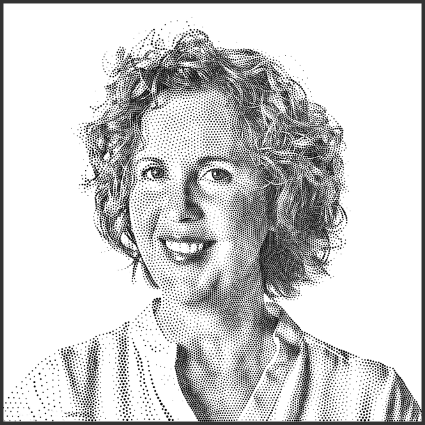 610x610 Zian Studio Pen Amp Ink Hedcut Wsj Style Portrait Stipple Drawing