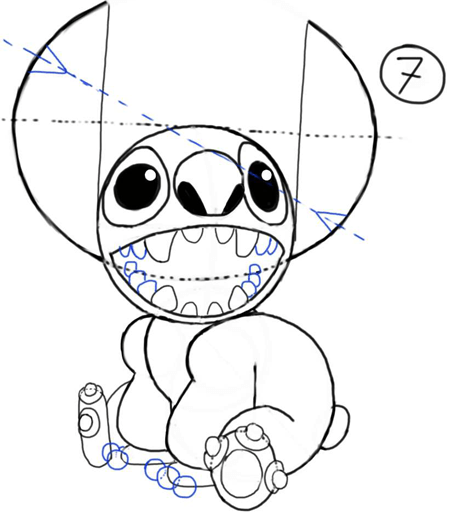 450x512 How To Draw Stitch From Lilo And Stitch With Easy Steps Drawing