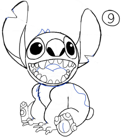 400x453 Pin By L On Disney Drawings, Stitch And Sketches