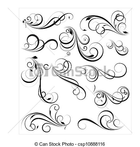 450x470 Creative Abstract Conceptual Design Art Of Swirly Vectors