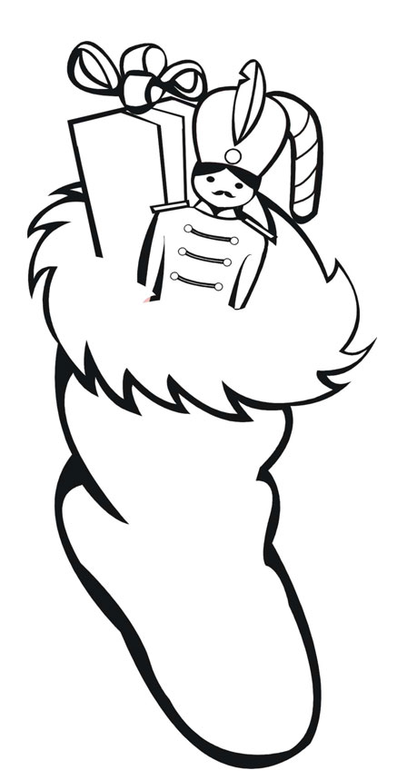 459x859 Christmas Stocking Drawings