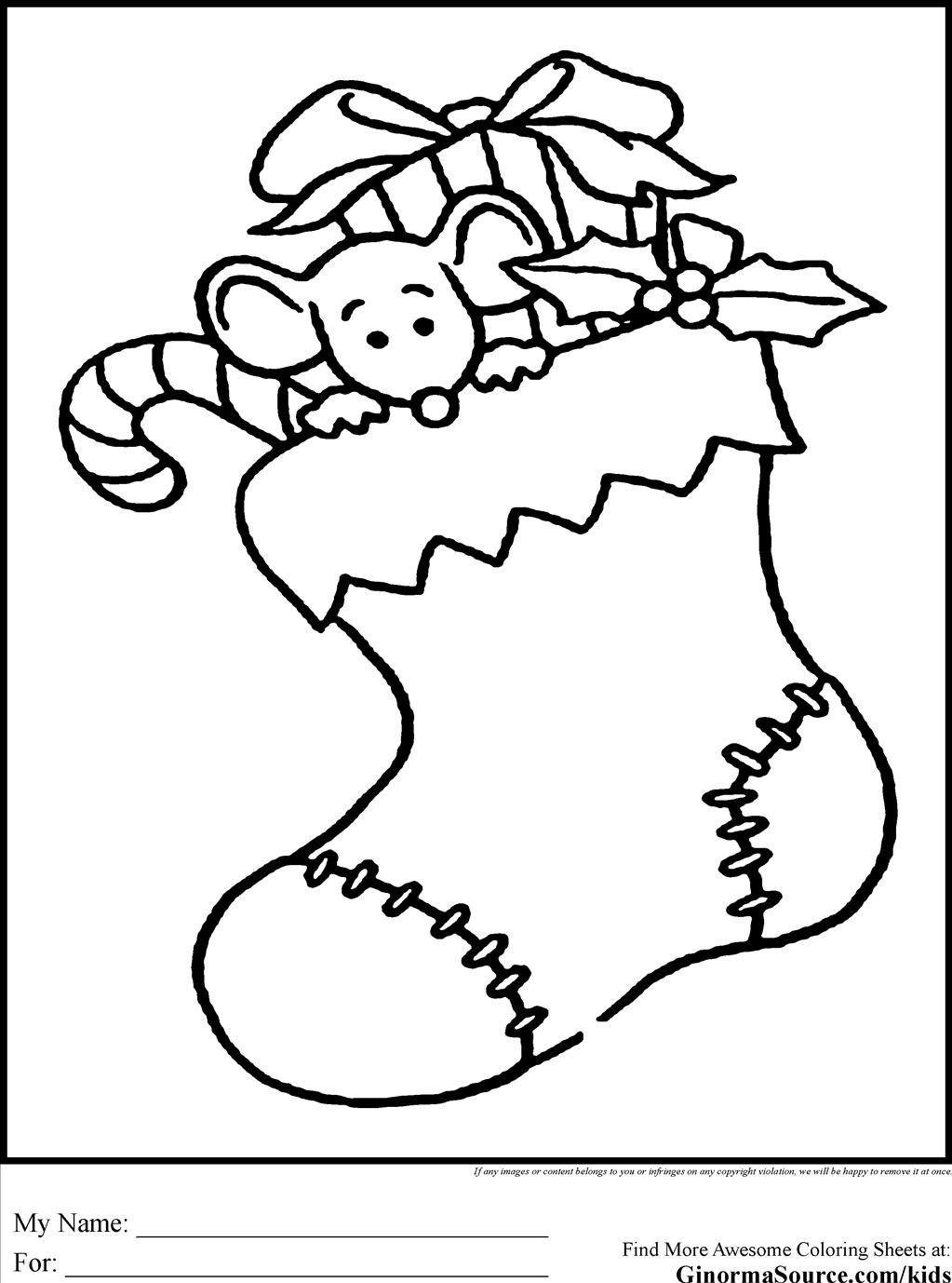 1023x1378 Great Stocking Coloring Page Image Unknown Resolutions High