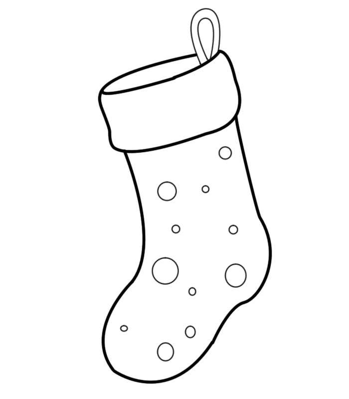 700x800 Christmas Stockings Coloring Pages 81177 Label ,blank Christmas