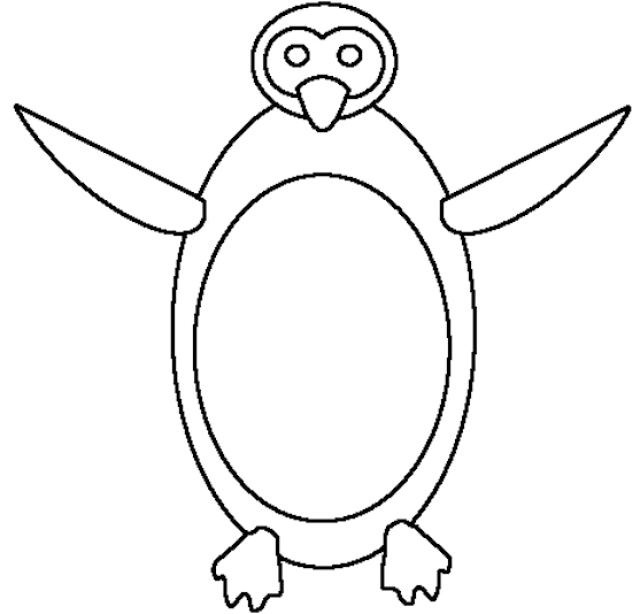 640x614 Penguins With Stomach Round Penguin Kids Net