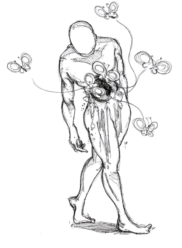 765x1045 Butterflies In My Stomach By Disgustling