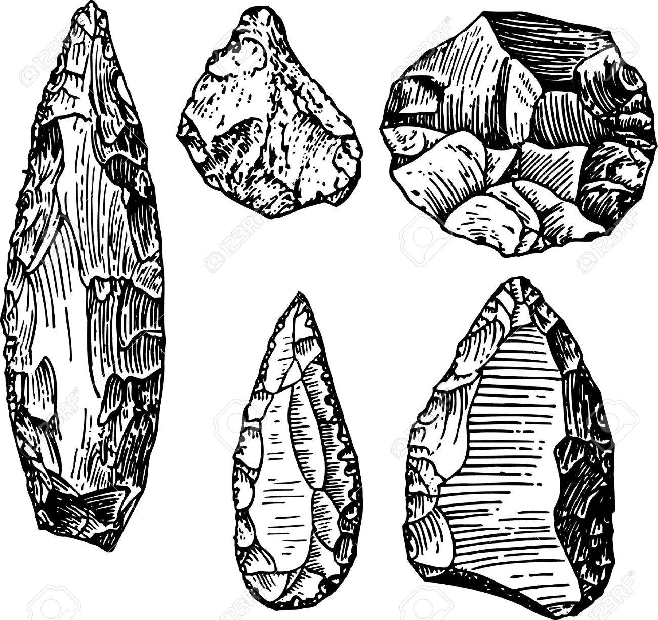 1300x1224 Stone Age Royalty Free Cliparts, Vectors, And Stock Illustration