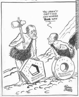 313x385 M965.199.6506 Talking About Bombing Them Back To The Stone Age