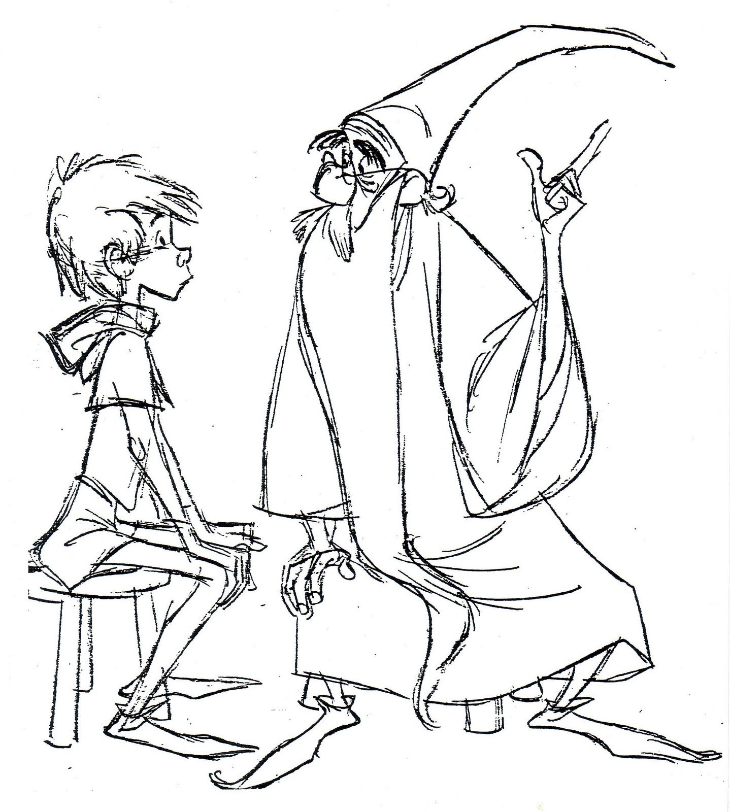 1438x1600 Living Lines Library The Sword In The Stone (1963)