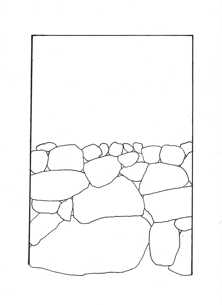 746x1024 Paperpennies No. 3 Traditional Dry Stone Wall