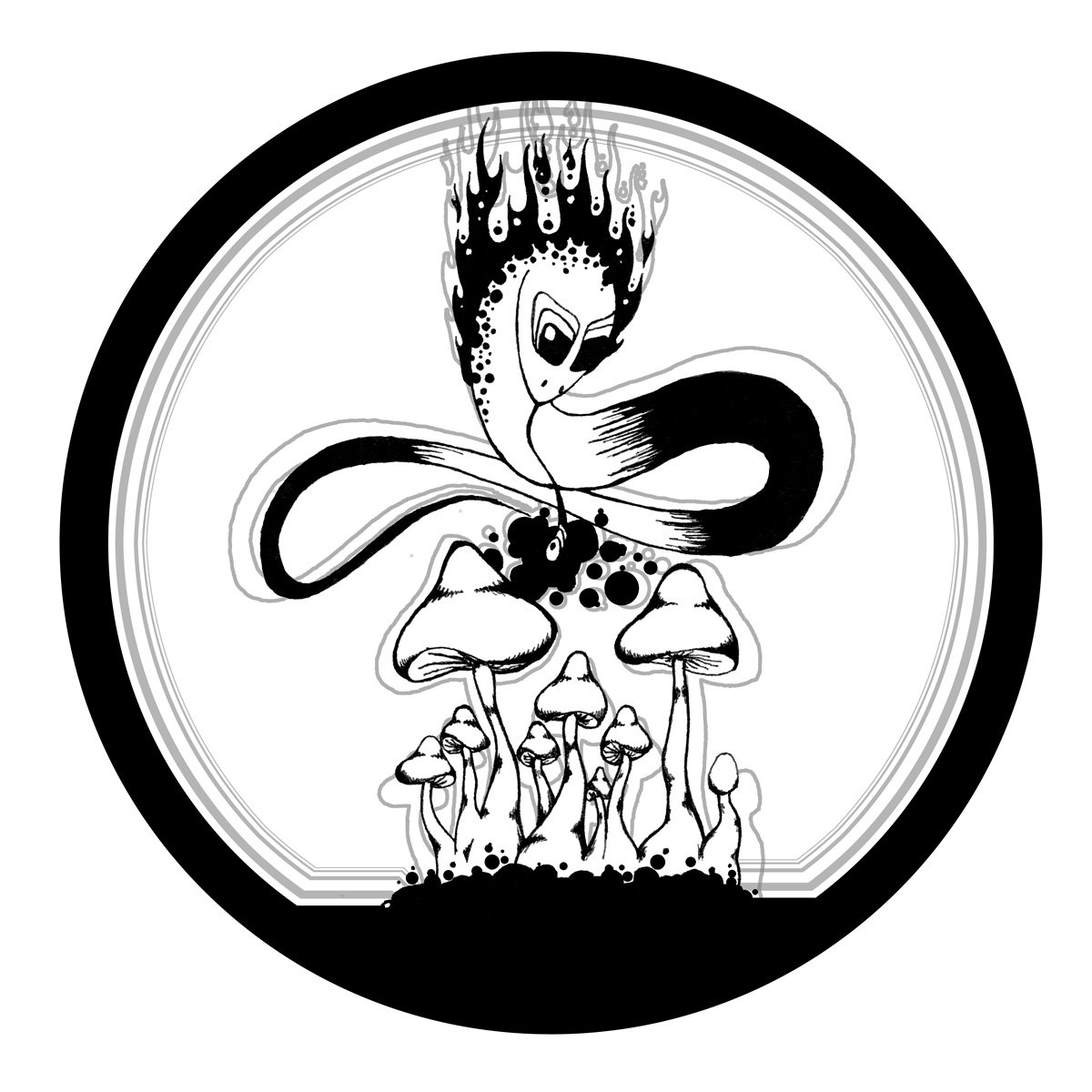 1200x1200 Mushroom Snake By Stonerjoe