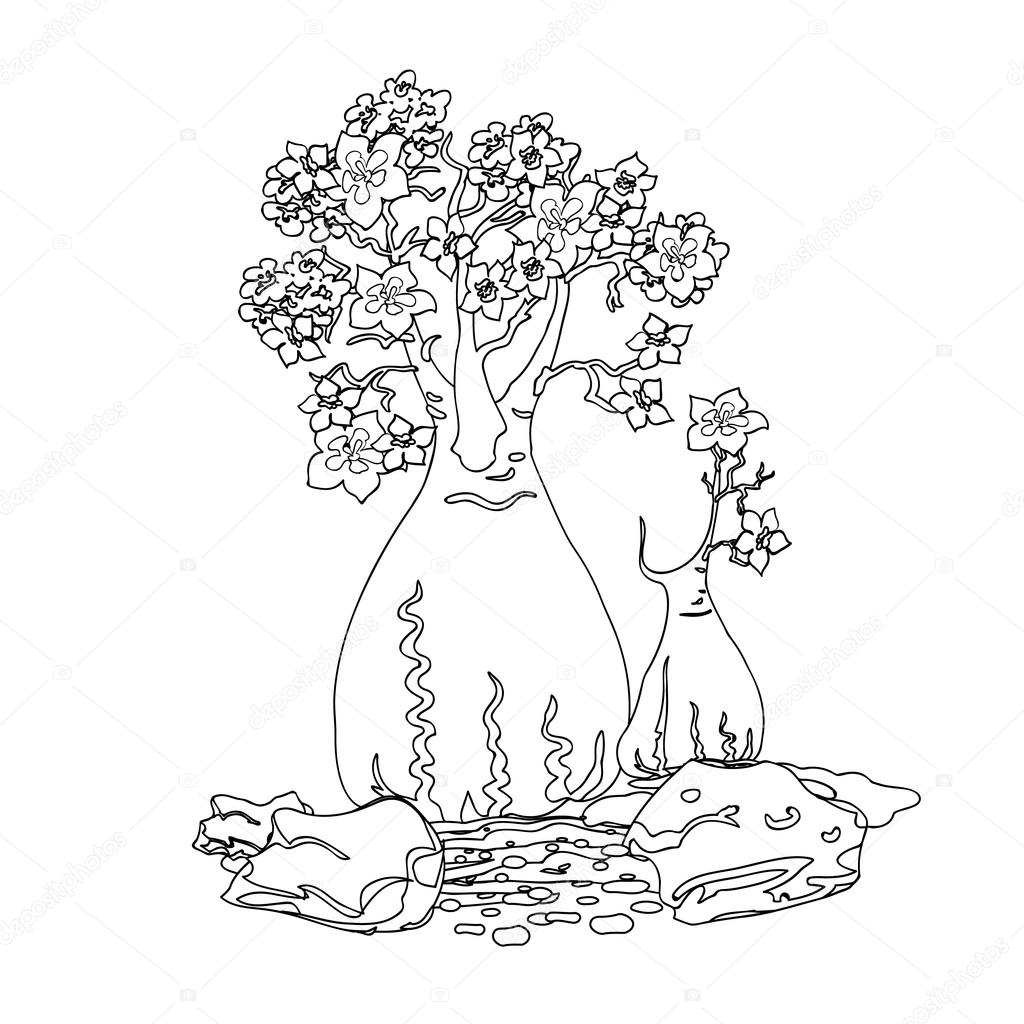 1024x1024 Hand Drawing Ornamental Stock Vector