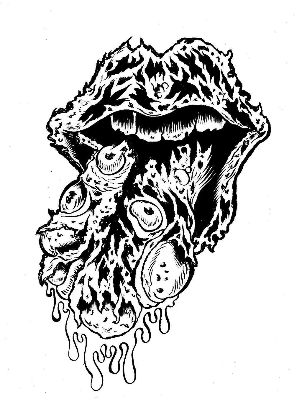 1024x1363 Rotting Stones Drawing I Did When I Was Bored. Awesome Art