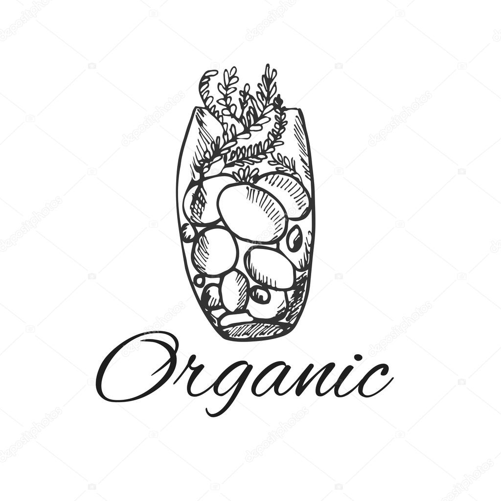 1024x1024 Vase With Stones Stock Vector Ladykristy.mail.ru