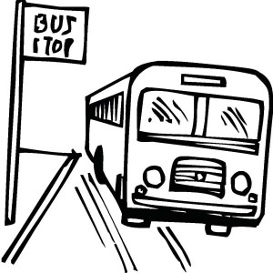 300x300 How To Draw Bus Stop Coloring Pages Best Place To Color