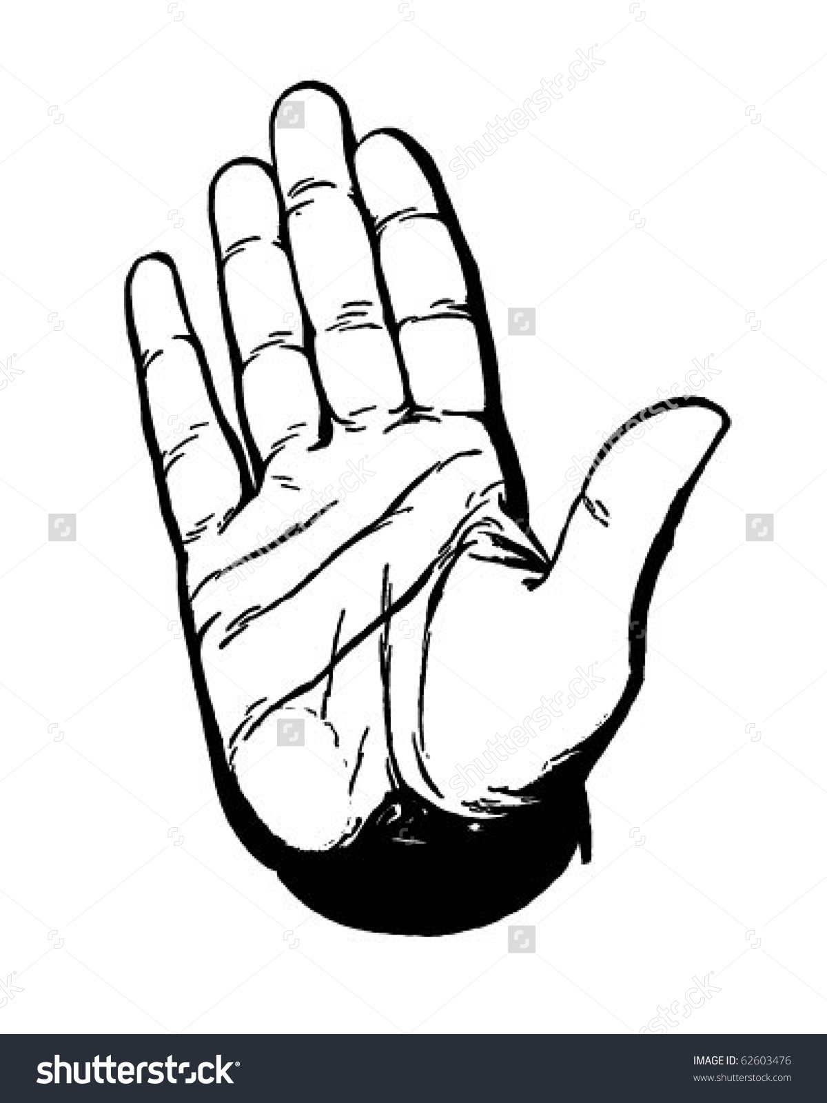 1200x1600 Stop Hand Clipart