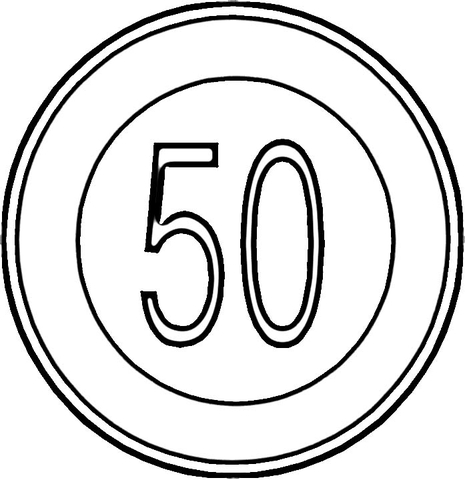 465x480 Speed Sign Coloring Page Free Printable Coloring Pages