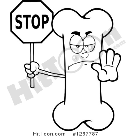 450x470 Bone Character Clipart