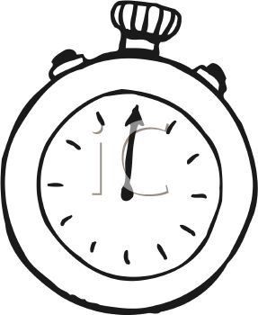 287x350 Stopwatch Coloring Pages