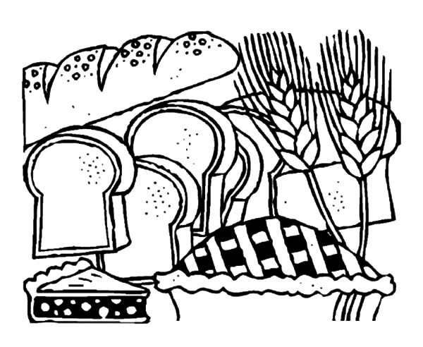 600x492 Bread Store Coloring Pages Best Place To Color