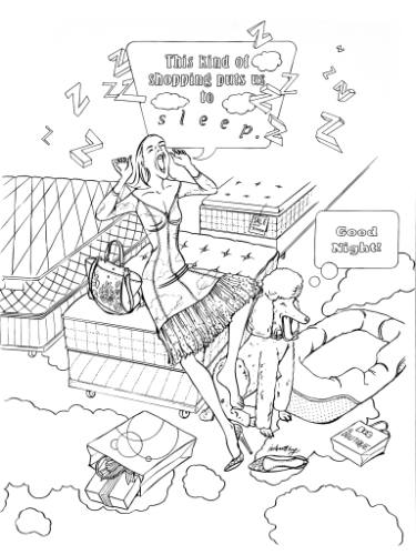 375x500 Buy Original Black Amp White Fashion Drawings Online Saatchi Art