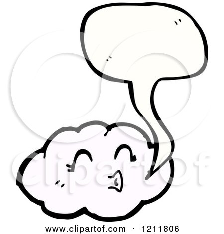 450x470 Cartoon Of A Storm Cloud Speaking