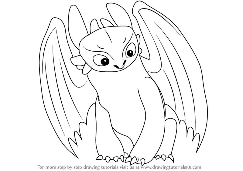 800x563 Learn How Drawothless From How Train Your Dragon (How