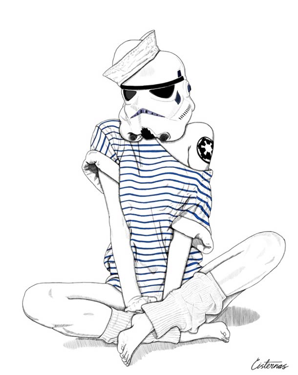 610x766 Pin Up And Stormtroopers 16 Illustrations By Cisternas