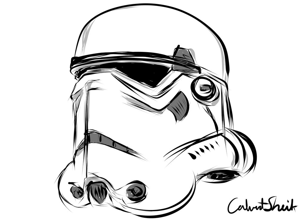 Stormtrooper Drawing at GetDrawings | Free download